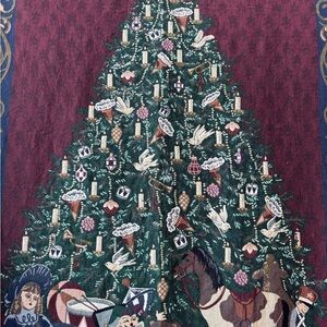 Christmas Tree wall tapestry